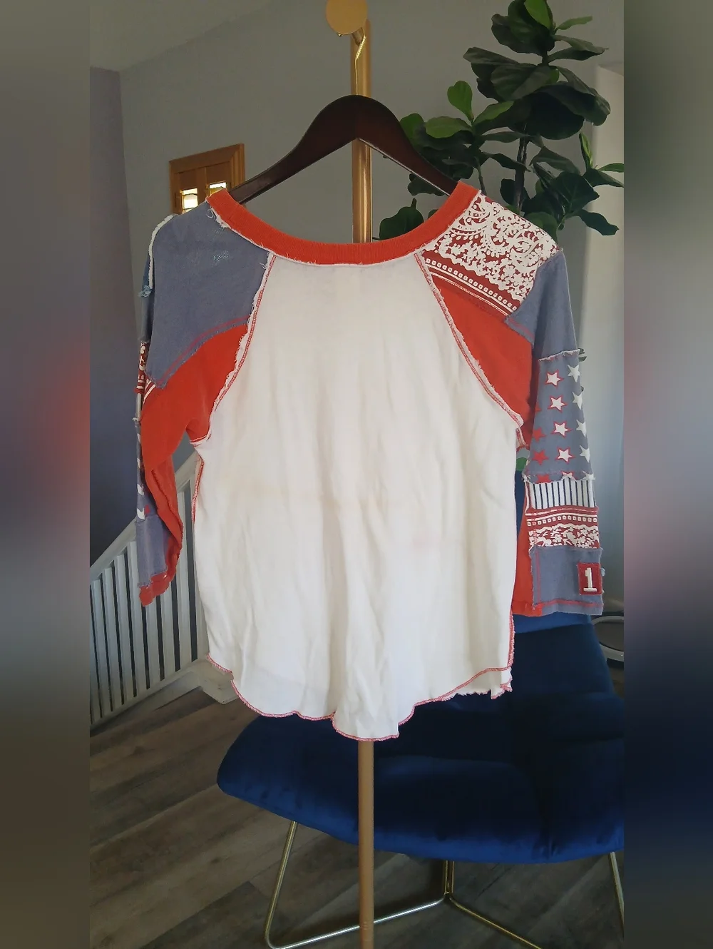 Free People We the Free Americana Women's Top. Size S - Picture 6 of 8